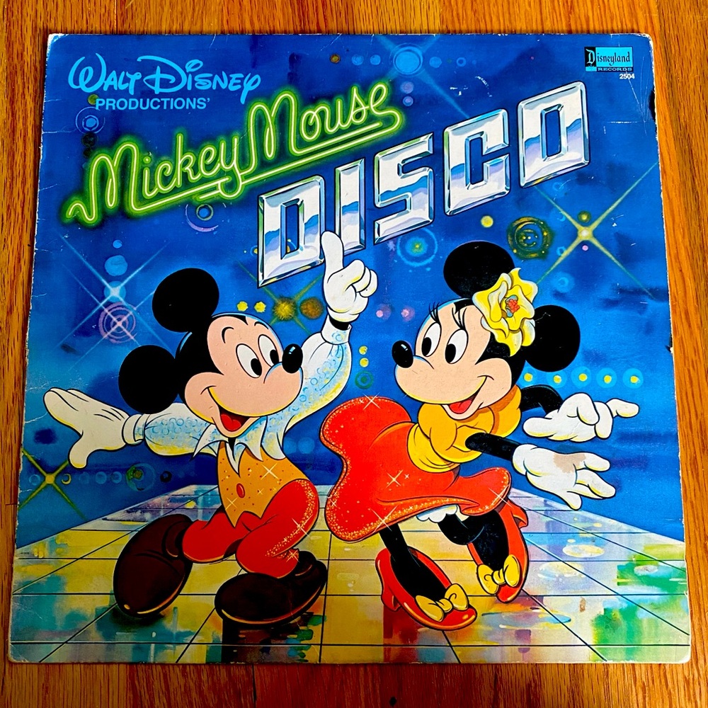 Vintage 1979 Mickey Mouse Disco Vinyl